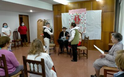 Representación teatral en la comunidad de Carabanchel