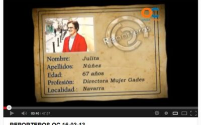 Julita Nuñez, directora de Mujer Gades, en el Programa Reporteros
