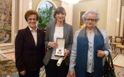 Entrega de la Medalla de Plata de la Solidaridad Social a las Hermanas Oblatas