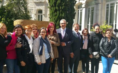 Encuentro en la Consejería de Políticas Sociales  y Familia