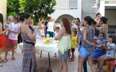 Celebración de la fiesta de verano en el proyecto de Alicante.
