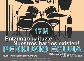 El Proyecto Oblatas Leiho Zabalik (Bilbao) participa en la Perkusio Eguna 2012