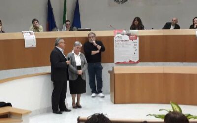 Agradeciendo a Charo Bolaños su buen hacer en Italia!