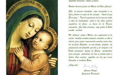 Felicitación por la fiesta del Buen Consejo