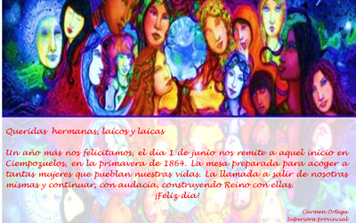 Felicitación 1 de Junio. Carmen Ortega. Superiora Provincial
