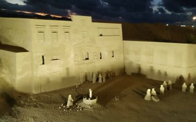 El arte de arena de la familia Oblata en Canarias