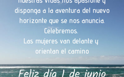 Felicitación de Carmen Ortega. Superiora Provincial