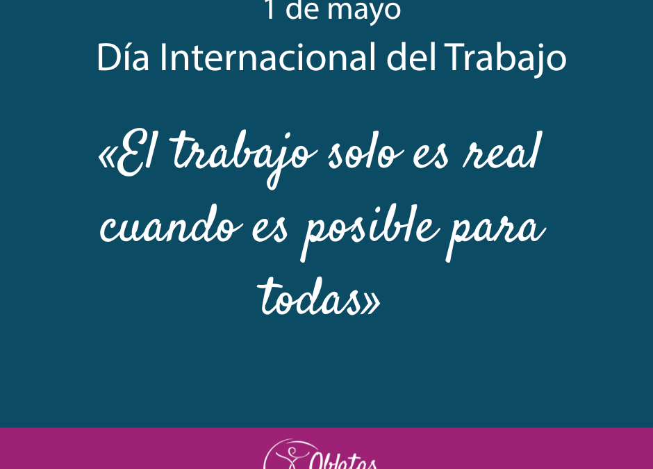 Oblatas Europa publica un manifiesto con motivo del Día Internacional del Trabajo